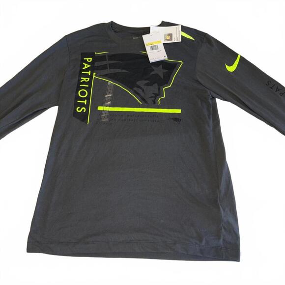 Nike Other - Nike New England Patriots New Long Sleeve NfL Mens Small T-Shirt Dri-Fit Go Pats